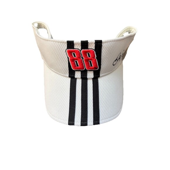VTG Y2K Adidas Dale Earnhardt Jr. NASCAR #88 Visor NWT Men's One Size Qualifier - Picture 10 of 10